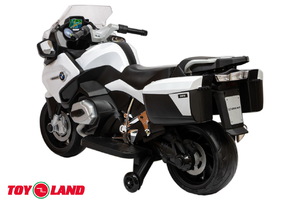 Детский электромотоцикл ToyLand Moto BMW 1200 Белый, фото 4