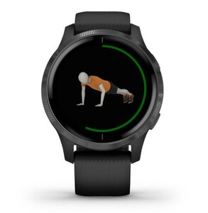 Смарт-часы Garmin Venu черные с серым безелем, фото 6