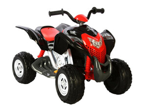 Детский электромобиль ROLLPLAY POWERSPORT ATV 6V Black/Red, фото 1