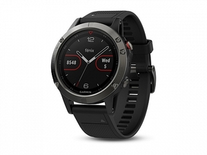 Garmin Fenix 5 серые с черным ремешком, фото 1
