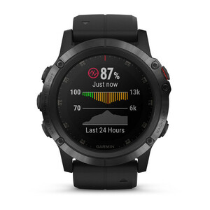 Garmin Fenix 5X Plus Sapphire черный с черным ремешком Россия, фото 4