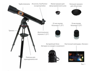 Телескоп Celestron COSMOS 90GT WIFI, фото 7