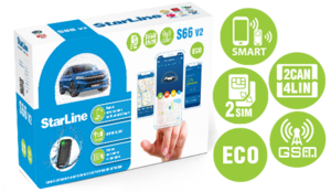 StarLine S66 v2 BT ECO 2CAN+4LIN GSM, фото 1