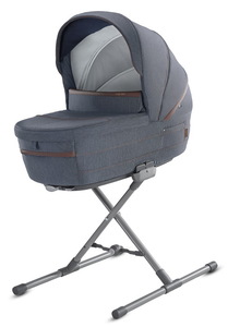 Коляска Inglesina Aptica System Duo 2 в 1 на шасси Aptica Graphite Coffee, Tailor Denim, фото 2