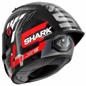 Шлем Shark RACE-R PRO GP 06 REPLICA ZARCO WINTER TEST Black/Chrome/Red (M), фото 2