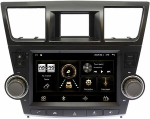 Штатная магнитола Toyota Highlander (U40) 2007-2013 LeTrun 4196-9-ALHLDH012-КНОПКА на Android 10 (6/128, DSP, QLed) С оптическим выходом, фото 1