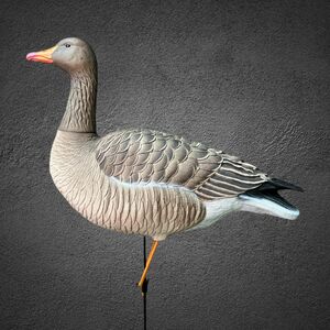 Чучело Гусь Серый набор 10 шт (8+2) OSCAR DECOYS ELITE 3D Greylag Goose мягкий пластик, фото 2
