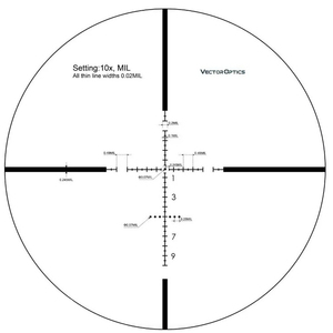 Прицел Vector Optics Marksman 3,5-10x44 SFP, фото 9