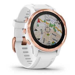 Garmin Fenix 6S PRO розовое золото с белым ремешком, фото 3