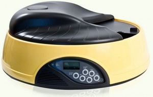 Автокормушка SITITEK Pets Ice Mini Yellow c емкостью для льда (2 л, 4 кормления), фото 1