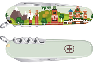 Нож Victorinox Spartan, 91 мм, 12 функций, "Из России с любовью", фото 2