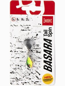 Тейл-спиннер Lucky John BASARA TAIL SPIN 05.0г 003 в блистере, фото 4