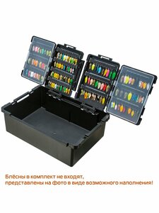 Ящик рыболовный Meiho Versus VS-7090A Black 440x293x293, фото 15