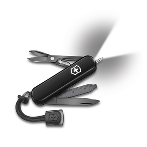 Нож-брелок Victorinox Classic Signature Lite, 58 мм, 7 функций, черный, фото 2