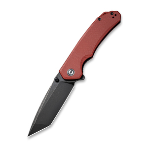 Складной нож CIVIVI Brazen D2 Steel Black stonewashed Handle G10 Burgundy C2023B, фото 1