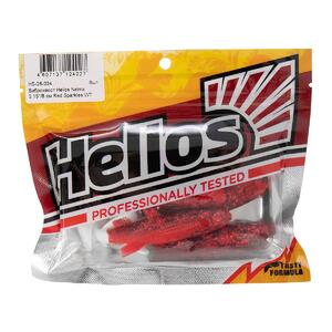 Виброхвост Nelma 3.15"/8 см Red Sparkles WT 6шт. (HS-26-034) Helios (0), фото 2
