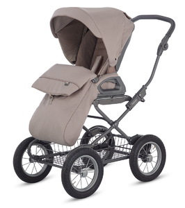 Коляска Inglesina Sofia System Duo 2 в 1 на шасси Ergo Bike, Alpaca Beige, фото 3