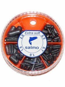 Грузила Salmo EXTRA SOFT малый 5 секц. 0,5-2,0г 060г набор 1, фото 2