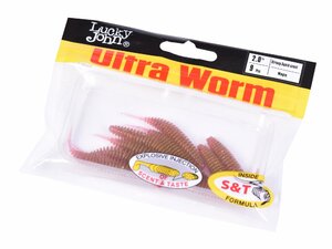 Слаги съедобные искусственные LJ Pro Series TRICK ULTRAWORM 2,0in (05.00)/S14 9шт., фото 4