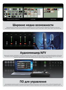 Видеомикшер AVMATRIX HVS0402U компактный 4CH HDMI USB, фото 16
