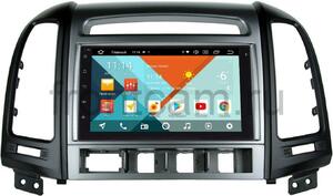 Магнитола для Hyundai Santa Fe II 2005-2012 (4 кнопки) Wide Media KS7001QR-3/32-RP-HDSFD-106 на Android 10 (DSP CarPlay 4G-SIM), фото 1