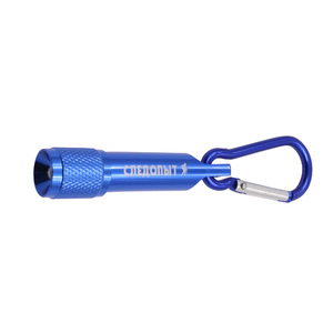 Карабин "СЛЕДОПЫТ", 5 см, с фонариком,алюминий, фото 5