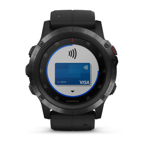 Garmin Fenix 5X Plus Sapphire черный с черным ремешком Россия, фото 6