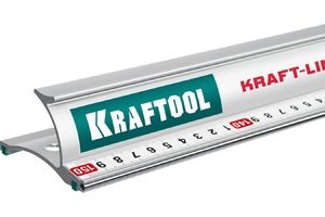 Усиленная алюминиевая линейка со стальной направляющей KRAFTOOL KRAFT-LINE, 1.5 м (34275-150), фото 4