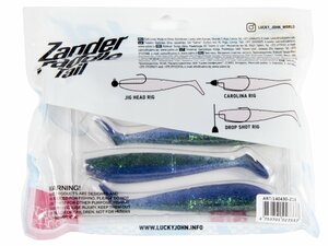 Виброхвосты LJ 3D Series ZANDER PADDLE TAIL 4.8in (12.00)/Z13 4шт., фото 5