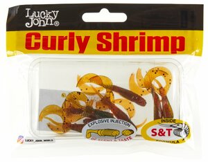 Твистеры съедоб. искусст. LJ Pro Series CURLY SHRIMP 2,0in (05.00)/PA16 10шт., фото 4