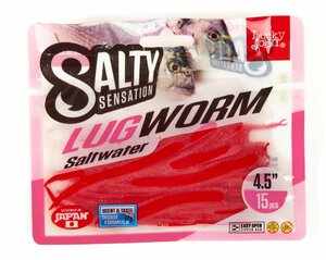 Черви съедоб. искусст. LJ Salty Sensation LUGWORM 4.5in (11,40)/F40 15шт., фото 4