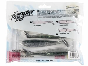 Виброхвосты LJ 3D Series ZANDER PADDLE TAIL 4.8in (12.00)/Z11 4шт., фото 5