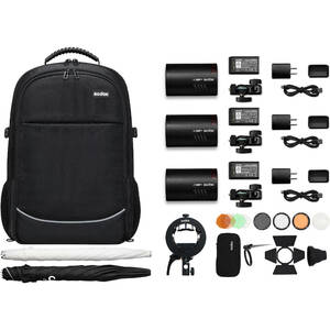 Комплект студийного оборудования Godox AD100Pro Three KIT, фото 2