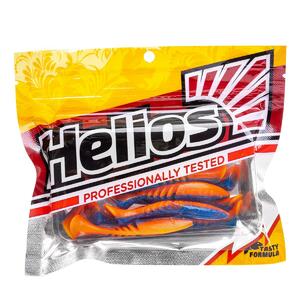 Виброхвост Slash 2,64"/6,7 см Star Blue & Orange 10шт (HS-19-044) Helios (0), фото 2