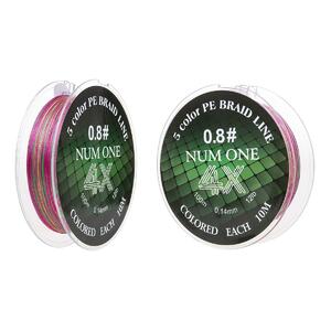 Шнур NUM ONE PE4X-100M 0.8#/0,148 mm Multi Colour Ryobi, фото 7