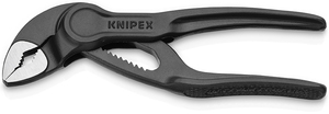 COBRA XS Клещи переставные, зев 28 мм, длина 100 мм, фосфатированные KNIPEX KN-8700100, фото 1