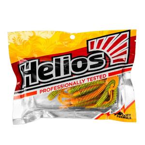 Твистер Credo Long Body 2,95"/7,5 см Pepper Green & Orange 12шт. (HS-9-018) Helios (0), фото 4