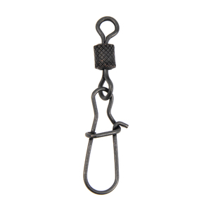 Вертлюг с застежкой Namazu Pro ROLLING RIBBED SWIVEL WITH NICE SNAP, цв. Carbon, р. 3, test-57 кг, к, фото 3