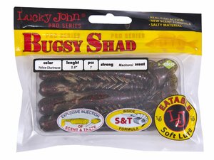 Виброхвосты съедобные LJ Pro Series BUGSY SHAD 2.8in(07.20)/PA03 7шт., фото 4