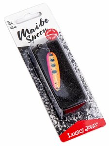 Блесна колеб. Lucky John MAIBE SPOON длин.40мм/005.0г 013, фото 4