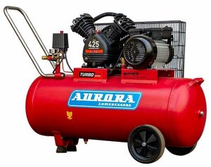 Компрессор Aurora CYCLON-100 TURBO ACTIVE SERIES, ресивер 100 л, 2,2 кВт, фото 5