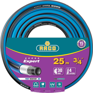 Поливочный шланг RACO Expert 3/4", 25 м, 30 атм, четырёхслойный, армированный 40302-3/4-25, фото 1