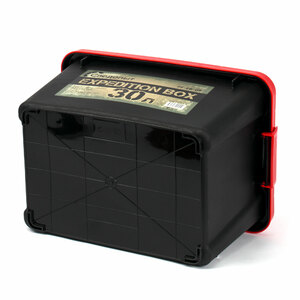 Ящик многофункц. особопрочный СЛЕДОПЫТ Expedition Box, 30 л, 500х360х320 мм, цв. черный/красный, фото 8