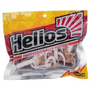 Твистер Credo Four Tail 3,35"/8,5 см Rusty & White 10шт. (HS-20-005) Helios (0), фото 2