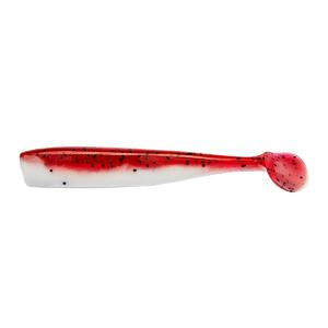 Виброхвост Chebak 3,15"/8 см Red & White 7шт. (HS-3-003) Helios, фото 2