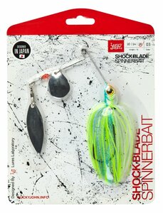 Спиннербейт Lucky John  SHOCK BLADE 18.0г 003 в блистере, фото 4