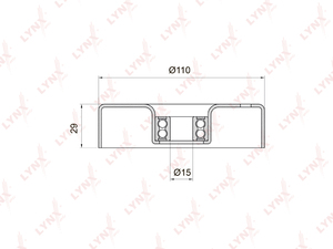 Ролик натяжного механизма / приводной LYNXauto PB-5009. Для: MERCEDES-BENZ C180-230(W202/W203) 93-02 / E200-230(W124/W210) 86-02 / ML230(W163) 98-05 / Sprinter 2.3 95-06 / Vito(W638) 2.0-2.3 96-03, VW LT 2.3 96-06, SSANGYONG Actyon I 2.3 06> / Korando 2.0, фото 1