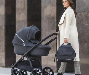 Коляска 2 в 1 Noordi Fjordi Sport Black NEW с термолюлькой, фото 6