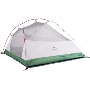 Палатка Naturehike Cloud Up 3 210T NH18T030-T трехместная с ковриком, зеленый, 6927595730621, фото 3