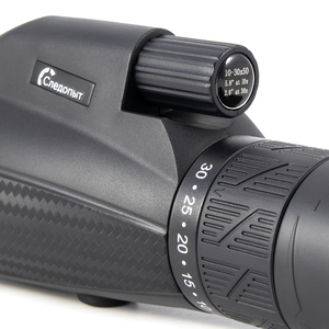Монокуляр СЛЕДОПЫТ, 10-30х50, черный, 240*78*66 мм, 540 г, в чехле/25/, фото 7